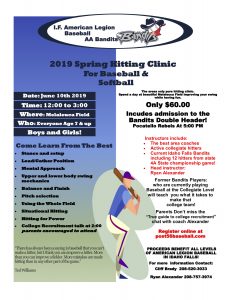 Spring Hitting Camp - Post 56 Baseball